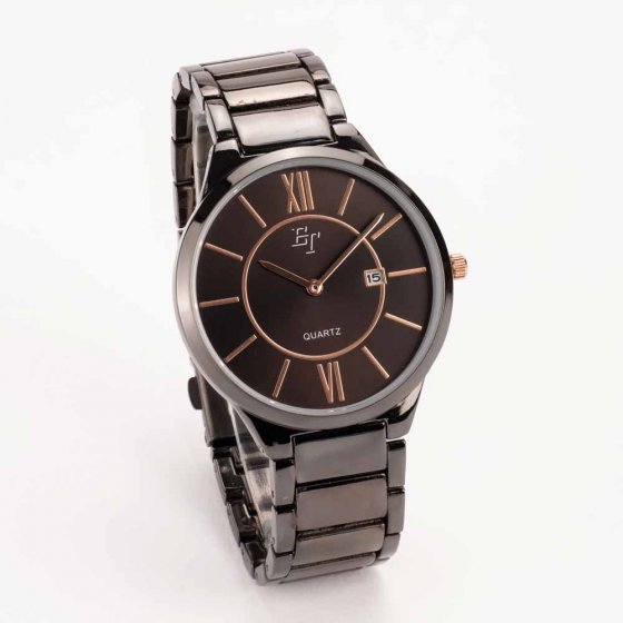 VOTRE CADEAU : LA MONTRE ULTRAPLATE POUR HOMME « ONYX » 