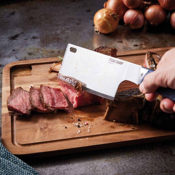 Couteau-spatule de barbecue « Flip  &  Cut » 