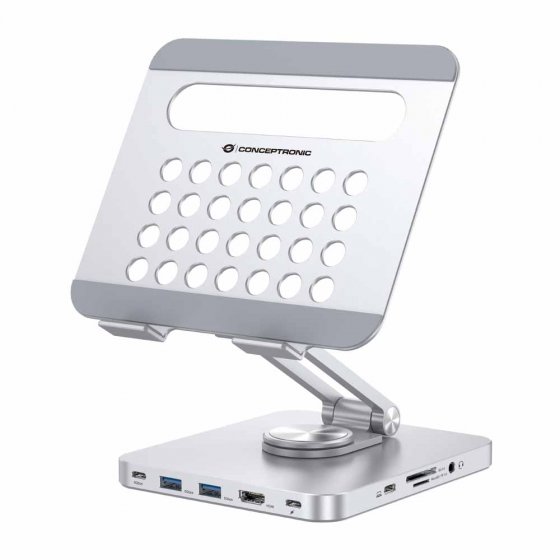 Tablet-Ständer mit Docking-Station 