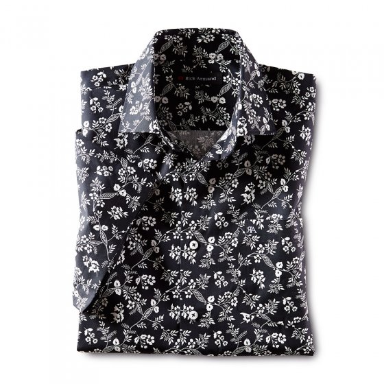 Elegantes Sommerhemd, schwarz XL | Schwarz