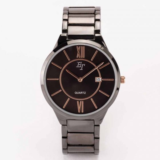 VOTRE CADEAU : LA MONTRE ULTRAPLATE POUR HOMME « ONYX » 