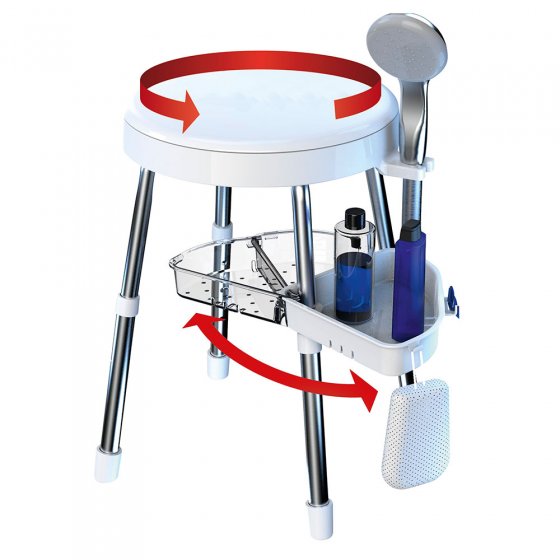 Tabouret rotatif bain et douche 