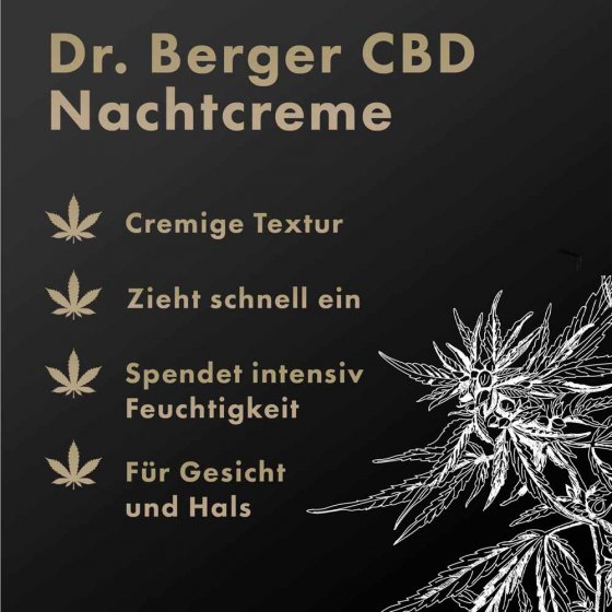 Crème de nuit Dr Berger 50 ml  