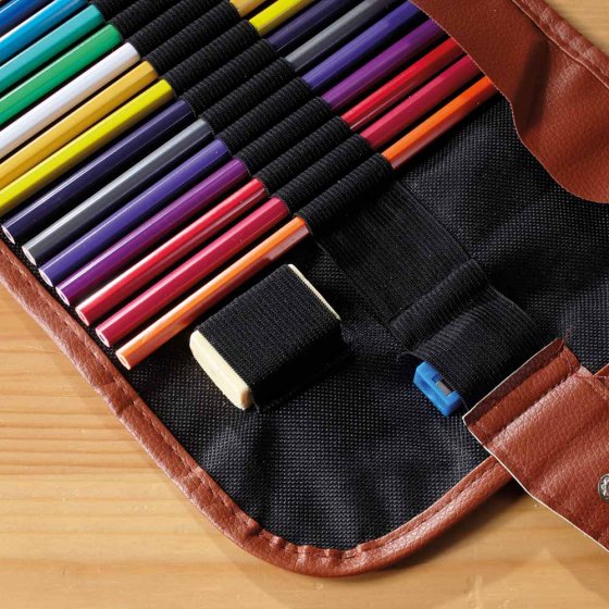 Buntstift-Set im Roll-Etui 