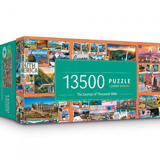 13.500-Teile-Puzzle „Reise um die Welt“ 