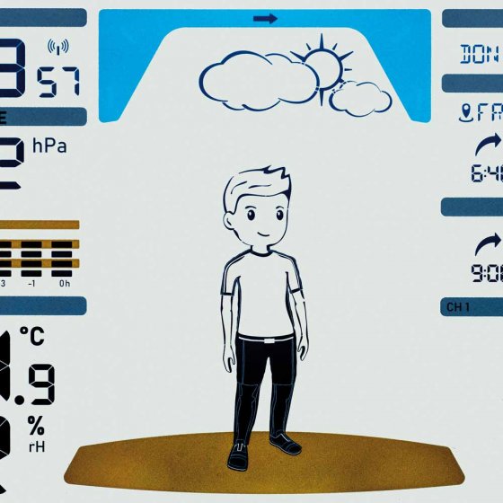 Station météo radiopilotée « Meteo Man » 