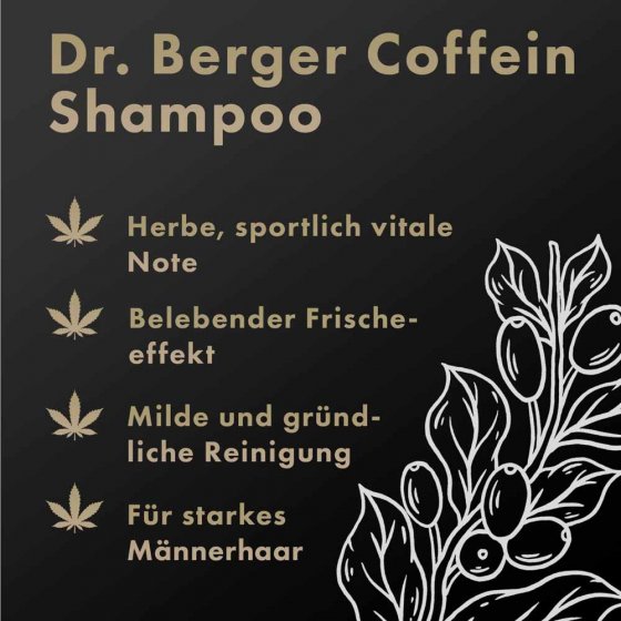 Shampooing caféine et menthol 200 ml  