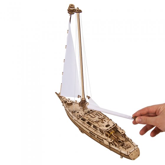 Maquette bois : voilier de rêve 