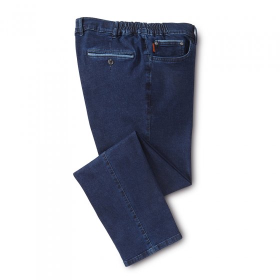 Jeans mit Relaxbund,dunkelblau 60 | Dunkelblau